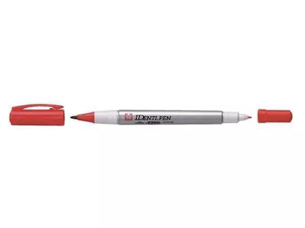 Een Viltstift Sakura Identi pen rood koop je bij Friese Schrijfkamer