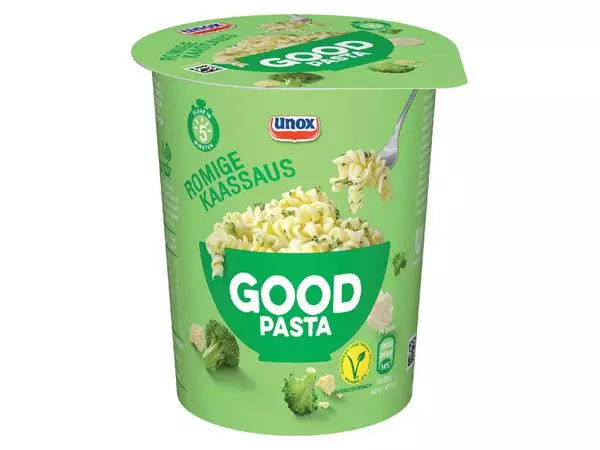 Een Good Pasta Unox kaassaus cup koop je bij Sysdicom BV