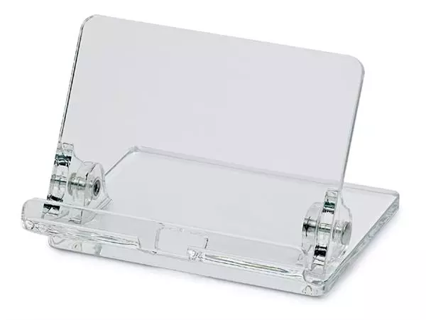 Buy your Telefoonstandaard MAUL 9.7x10.5x7.6cm standhoek instelbaar acryl at QuickOffice BV