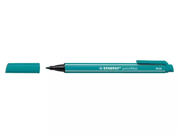 Een Vilstift STABILO pointMax 488/51 medium turquoise blauw koop je bij Topkantoor Repro Creatief