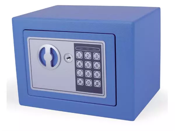 Kluis Pavo mini elektronisch 230x170x170mm blauw