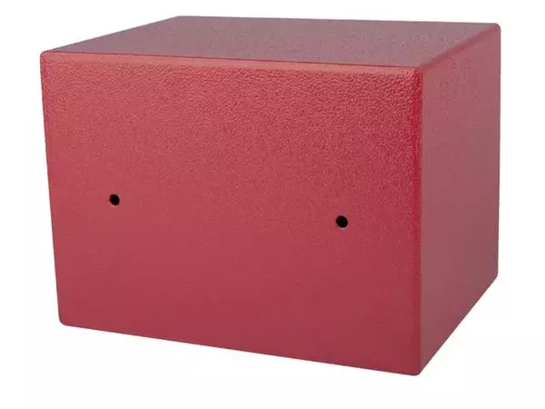 Een Kluis Pavo mini elektronisch 230x170x170mm rood koop je bij De Rijk Kantoorshop