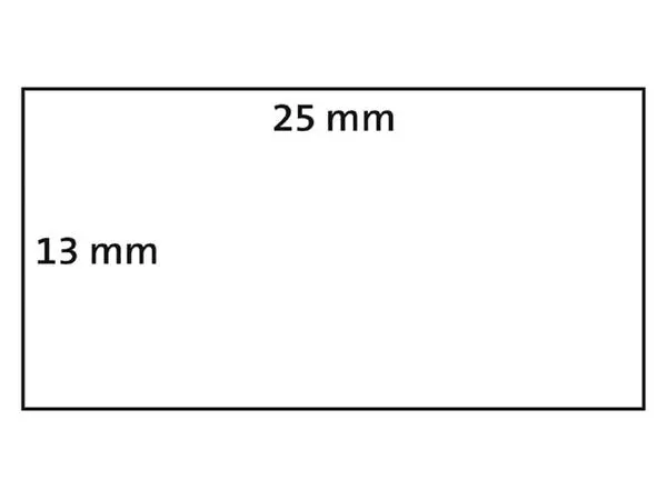 Een Etiket Dymo labelwriter 11353 13mmx25mm verwijderbaar rol à 1000 stuks koop je bij De Rijk Kantoorshop