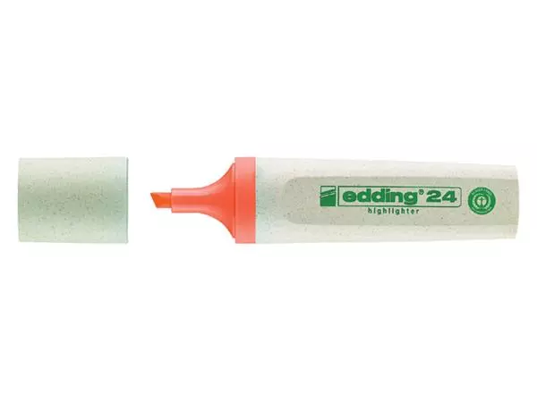 Een Markeerstift edding 24 Eco 2-5mm oranje koop je bij All Office Kuipers BV