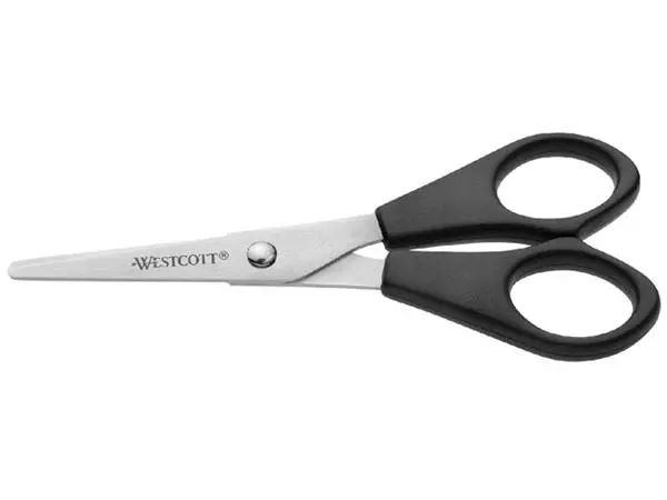 Een Kantoorschaar Westcott 130mm met kunststof grip rvs koop je bij Kantorice office & business supplies