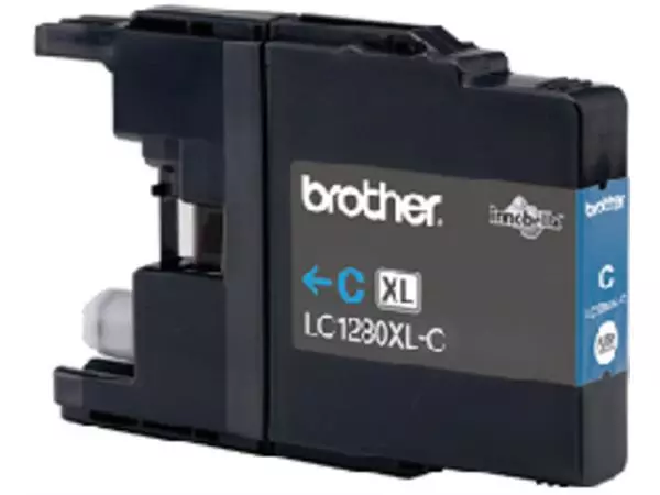 Een Inktcartridge Brother LC-1280XLC blauw koop je bij De Joma BV