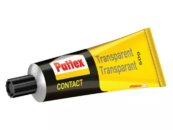 Een Contactlijm Pattex transparant tube 50gram op blister koop je bij Continu Kantoor