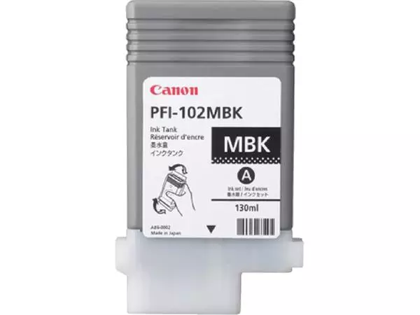 Een Inktcartridge Canon PFI-102 mat zwart koop je bij De Rijk Kantoorshop