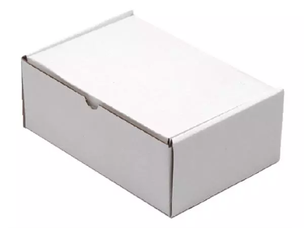 Een Postpakket CleverPack golfkarton 220x160x90mm wit pak à 25 stuks koop je bij Friese Schrijfkamer