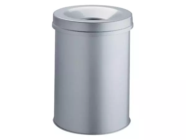 Een Corbeille à papier Vepa Bins anti-feu 15L 26cm gris koop je bij QuickOffice BV