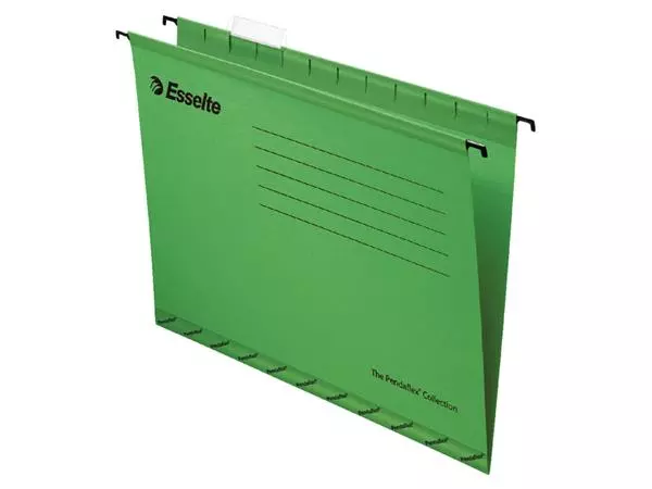 Een Hangmap Esselte Classic A4 V-bodem 345x240mm groen koop je bij Avoux