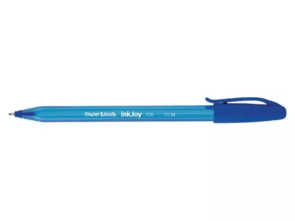 Een Balpen Paper Mate Inkjoy 100 blauw medium 80+20 gratis koop je bij Quality Office Supplies