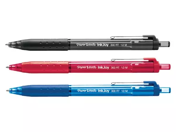 Een Balpen Paper Mate Inkjoy 300RT medium blauw koop je bij Romijn Office Supply