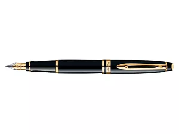 Een Vulpen Waterman Expert black lacquer GT fijn koop je bij Topkantoor Repro Creatief