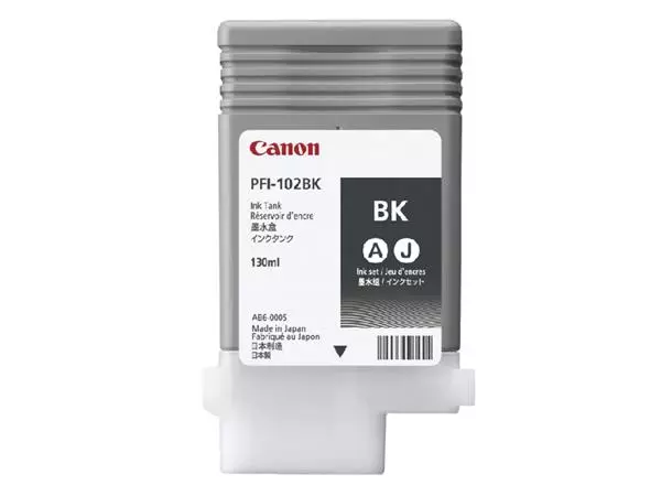 Een Inktcartridge Canon PFI-102 zwart koop je bij De Joma BV