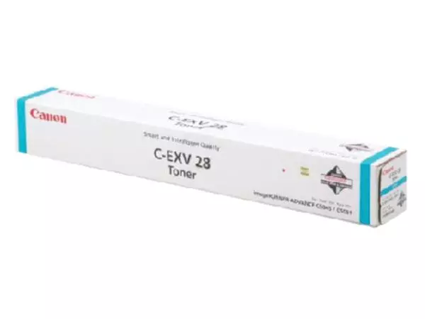 Een Tonercartridge Canon C-EXV 28 blauw koop je bij "De Waal" Kantoor Efficiency