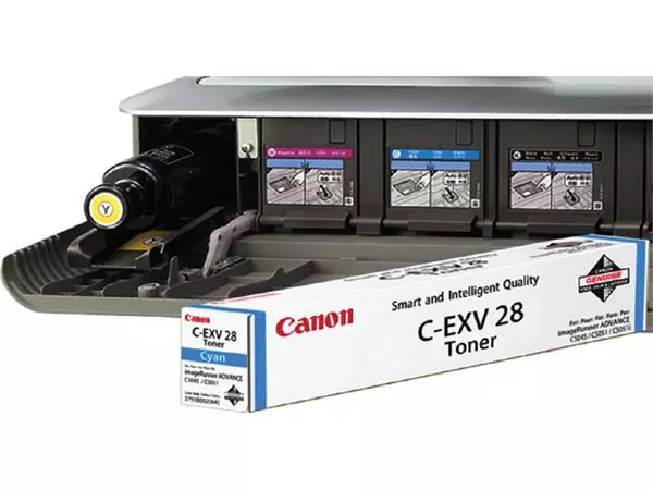 Een Tonercartridge Canon C-EXV 28 blauw koop je bij De Rijk Kantoorshop