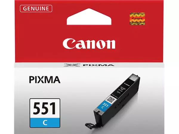 Inktcartridge Canon CLI-551 blauw