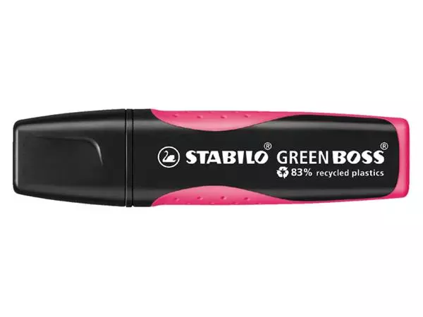 Een Markeerstift STABILO GREEN BOSS 6070/56 roze koop je bij De Joma BV