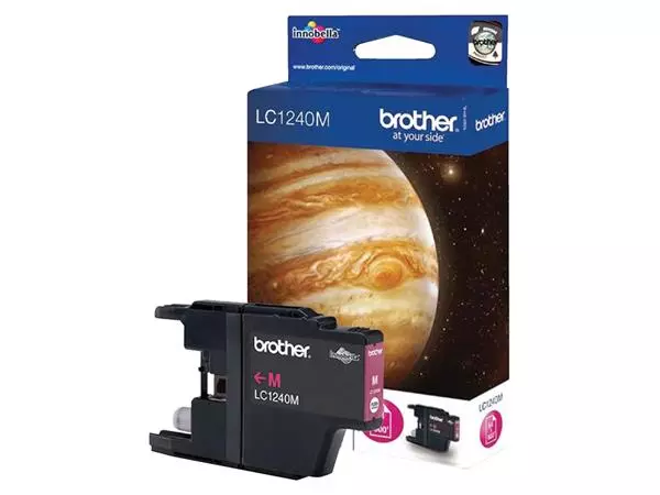 Een Inktcartridge Brother LC-1240M rood koop je bij Sysdicom BV