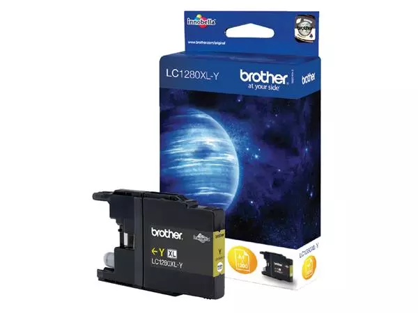 Een Inktcartridge Brother LC-1280XLY geel koop je bij Jacobs