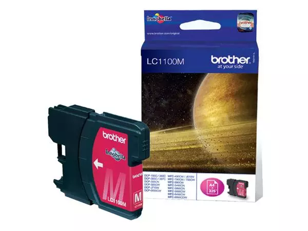 Een Inktcartridge Brother LC-1100M rood koop je bij Deska Alles voor Kantoor