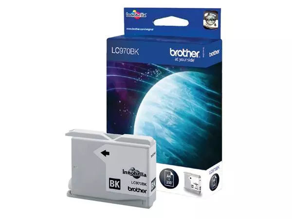 Een Inktcartridge Brother LC-970BK zwart koop je bij De Rijk Kantoorshop