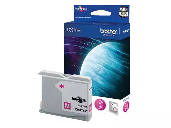 Een Inktcartridge Brother LC-970M rood koop je bij Sysdicom BV