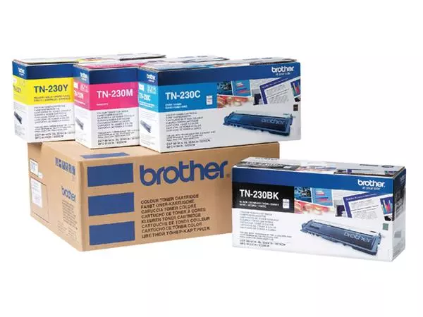 Een Toner Brother TN-230BK zwart koop je bij Continu Kantoor