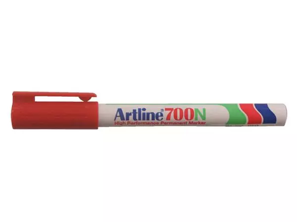 Een Viltstift Artline 700 rond 0.7mm rood koop je bij Den Otter Kantoorpartners B.V.