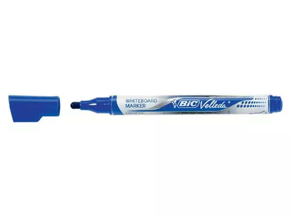 Een Viltstift Bic liquid whiteboard rond M blauw koop je bij All Office Kuipers BV