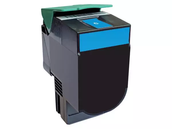 Tonercartridge Quantore alternatief tbv Lexmark C540H1CG blauw