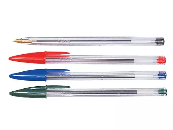 Een Balpen Bic Cristal medium assorti in tubo verpakking koop je bij Sysdicom BV