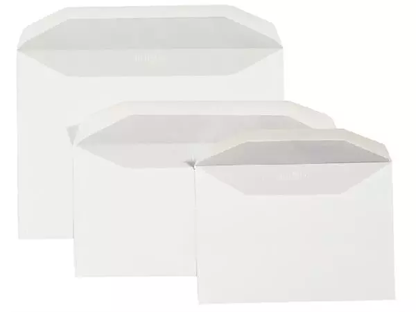Een Envelop Quantore bank C6 114x162mm zelfklevend wit 100stuks koop je bij QuickOffice BV