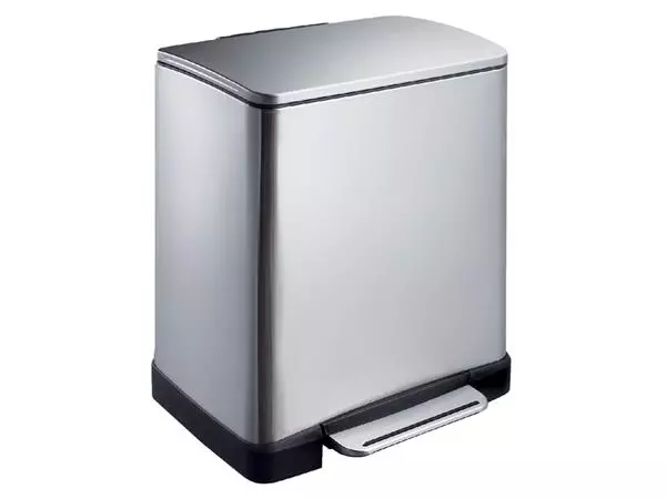 Een Afvalbak EKO E-Cube pedaalemmer 20liter RVS koop je bij D. Sonneveld B.V.