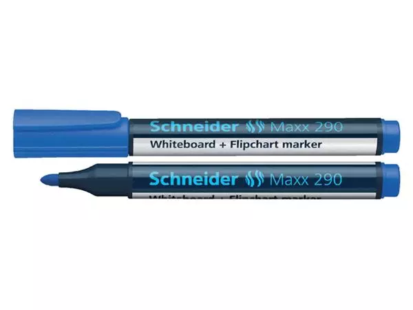 Een Viltstift Schneider Maxx 290 whiteboard rond 2-3mm blauw koop je bij VDP Office