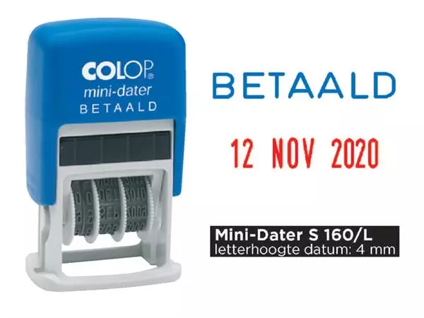 Een Woord-datumstempel Colop S160B betaald koop je bij Kantorice office & business supplies