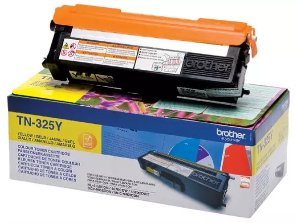 Een Toner Brother TN-325Y geel koop je bij Continu Kantoor