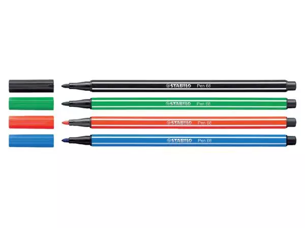 Een Viltstift STABILO Pen 68/16 M licht smaragdgroen koop je bij All Office Kuipers BV