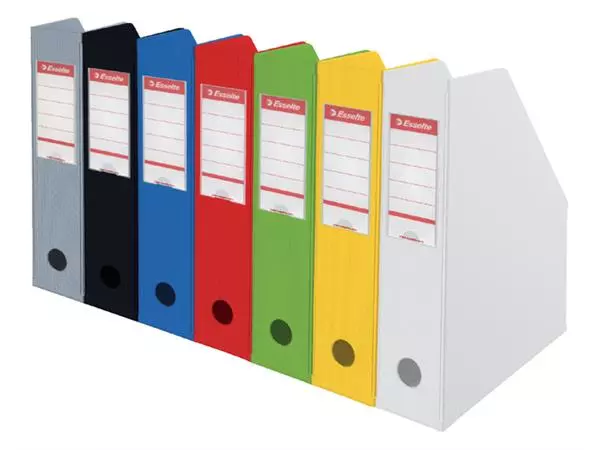 Een Tijdschriftencassette Esselte VIVIDA opvouwbaar A4 zwart koop je bij Clippz! Office Supplies