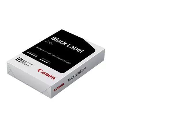 Een Kopieerpapier Canon Black Label Zero A4 75gr wit 500vel koop je bij Continu Kantoor