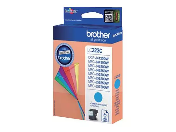 Inktcartridge Brother LC-223C blauw