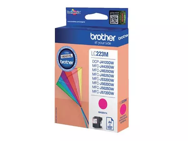 Een Inktcartridge Brother LC-223M rood koop je bij QuickOffice BV