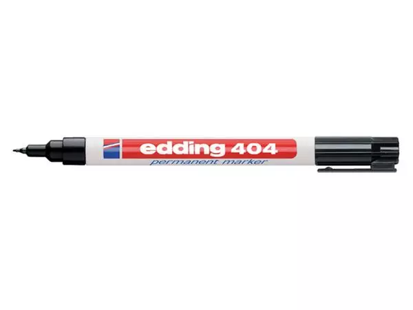 Een Viltstift eddING 404 rond 0.75mm zwart koop je bij All Office Kuipers BV