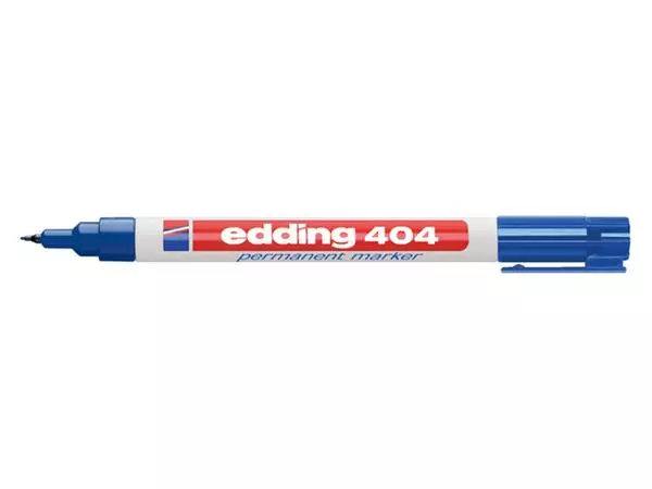 Een Viltstift eddING 404 rond 0.75mm blauw koop je bij All Office Kuipers BV