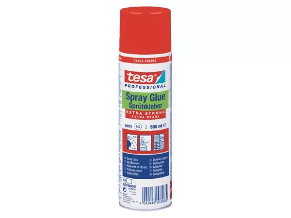 Een Lijmspray tesa® extra strong permanent 500ml koop je bij Draais.com