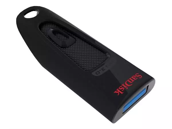 Een USB-stick 3.0 Sandisk Cruzer Ultra 32GB koop je bij iPlusoffice