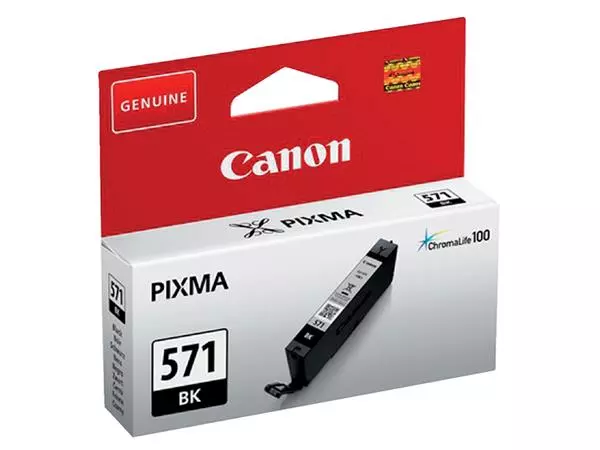 Een Inktcartridge Canon CLI-571 zwart koop je bij De Joma BV