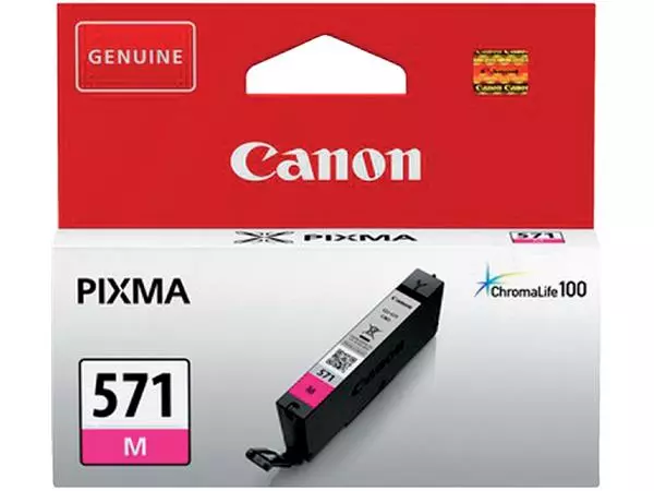 Een Inktcartridge Canon CLI-571 rood koop je bij De Joma BV