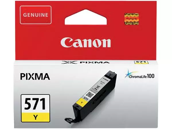 Een Inktcartridge Canon CLI-571 geel koop je bij Topkantoor Repro Creatief